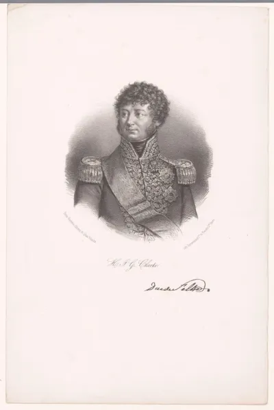 Portret van Henri-Jacques-Guillaume Clarke