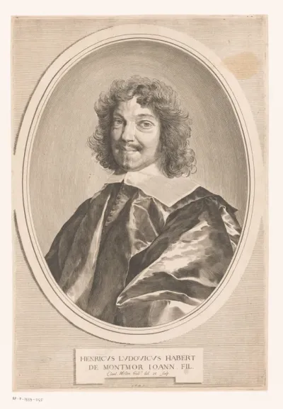 Portret van Henri Louis Habert de Montmor