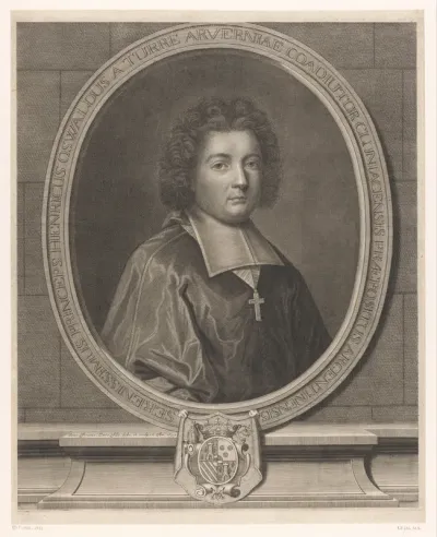 Portret van Henri-Oswald de la Tour d'Auvergne