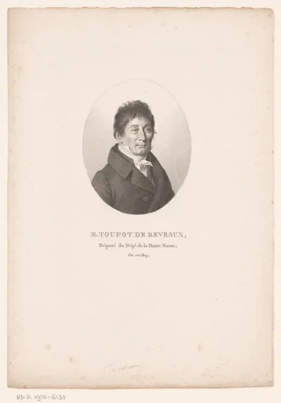 Portret van Henri Simon Toupot de Béveaux