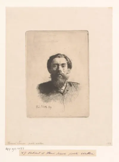Portret van Henri Simon