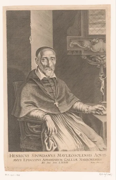 Portret van Henri Spondanus