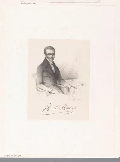 Portret van Henri Théodore Roskes