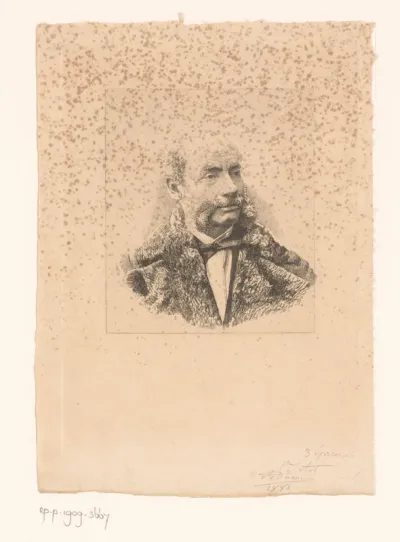 Portret van Henri Vieuxtemps