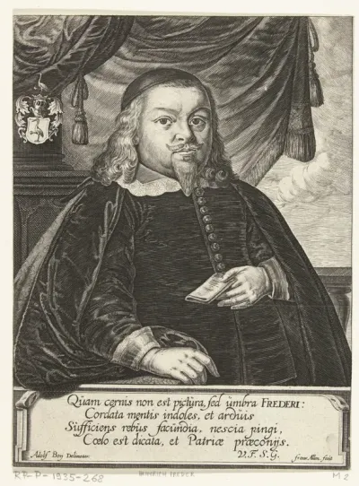 Portret van Henrich Freder burgermeester van Danzig