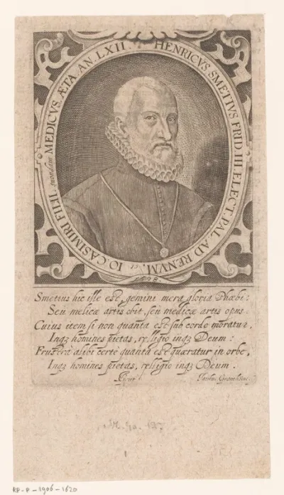 Portret van Henrich Smet