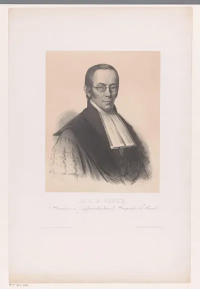 Portret van Henricus Egbertus Vinke