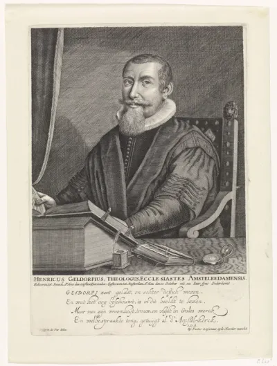 Portret van Henricus Geldorp