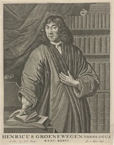 Portret van Henricus Groenewegen