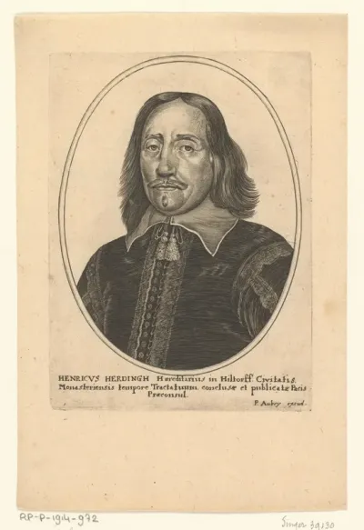 Portret van Henricus Herdingh