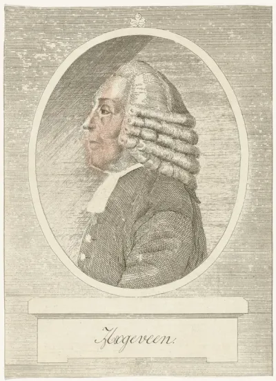 Portret van Henricus Hoogeveen