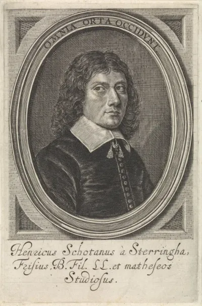 Portret van Henricus Schotanus à Sterringa