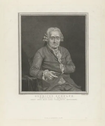 Portret van Henricus Schultz