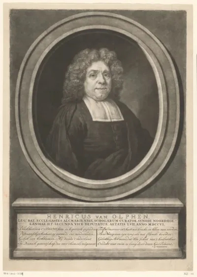 Portret van Henricus van Olphen