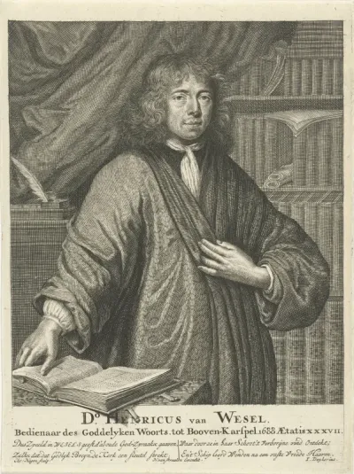 Portret van Henricus van Wesel