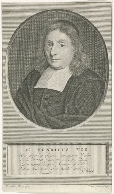 Portret van Henricus Vos