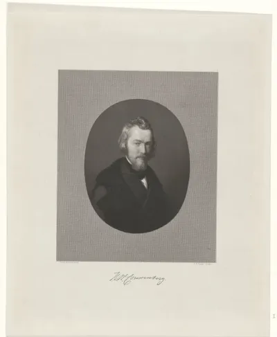 Portret van Henricus Wilhelmus Couwenberg