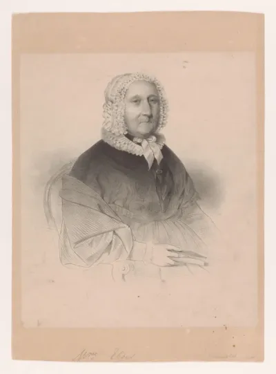 Portret van Henriëtta Josina Elout