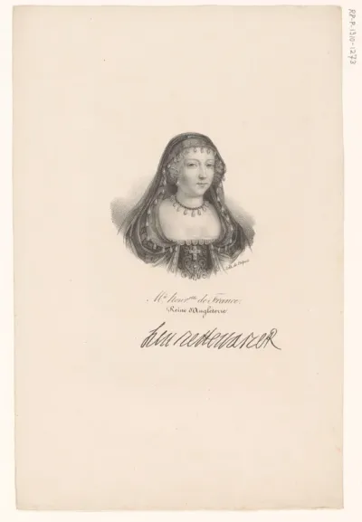 Portret van Henriëtta Maria van Frankrijk