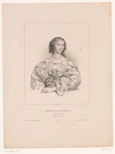 Portret van Henriëtta Maria van Frankrijk