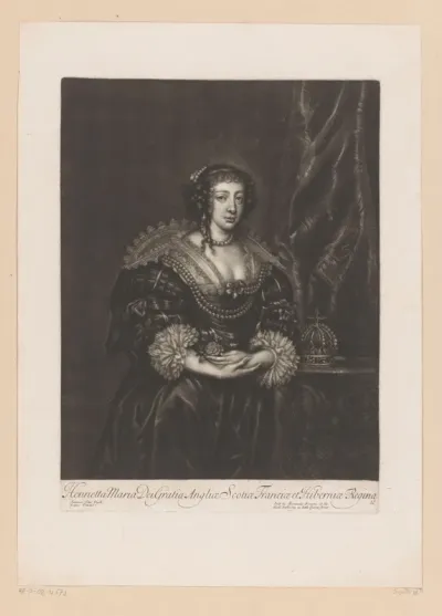 Portret van Henriëtta Maria van Frankrijk