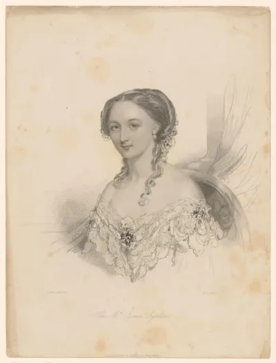 Portret van Henrietta Spencer Lyttelton
