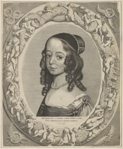 Portret van Henriëtte Catharina, prinses van Oranje