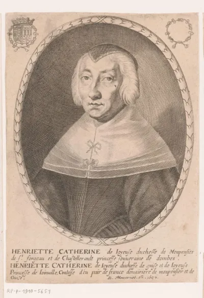 Portret van Henriette-Catherine de Joyeuse