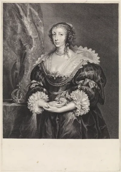 Portret van Henriette Maria, koningin van Engeland