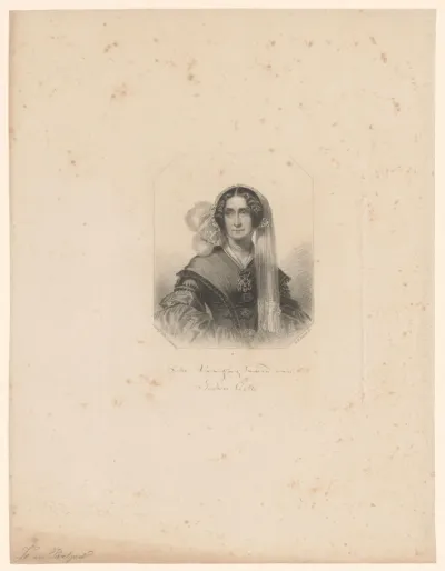 Portret van Henriette Paalzow
