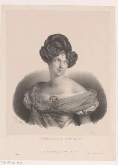 Portret van Henriette Sontag