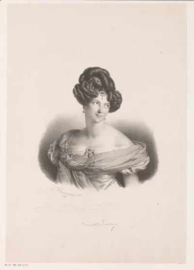 Portret van Henriette Sontag