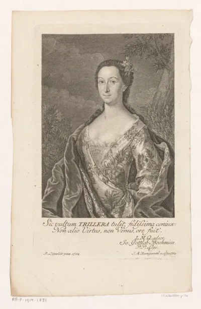 Portret van Henriette Triller