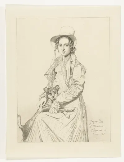 Portret van Henriette Ursula Claire Taurel