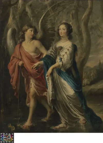 Portret van Henriette van Frankrijk