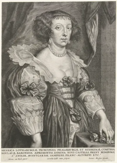Portret van Henriëtte van Lotharingen