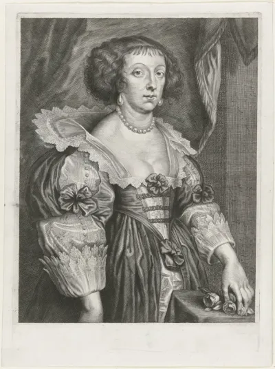Portret van Henriëtte van Lotharingen