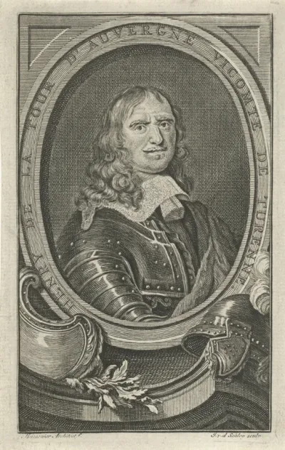 Portret van Henry de La Tour d'Auvergne