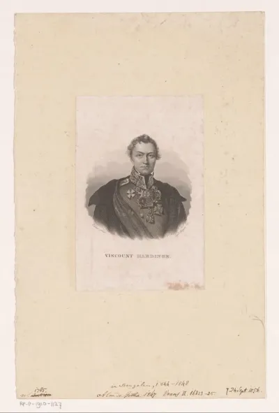 Portret van Henry Hardinge