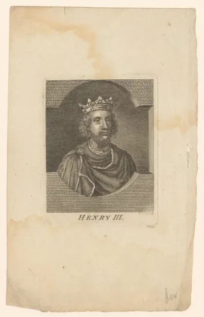 Portret van Henry III, koning van Groot-Brittannië