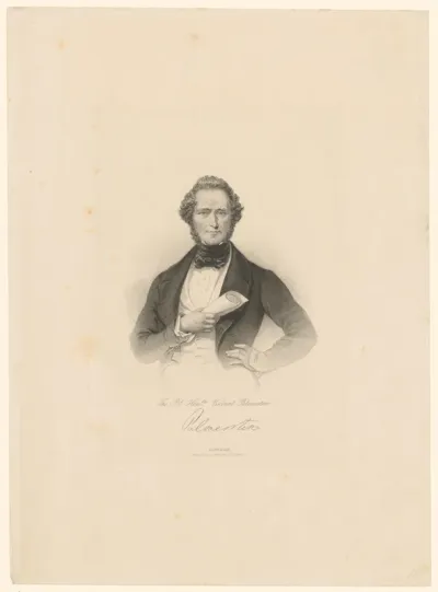 Portret van Henry John Temple, 3e burggraaf Palmerston