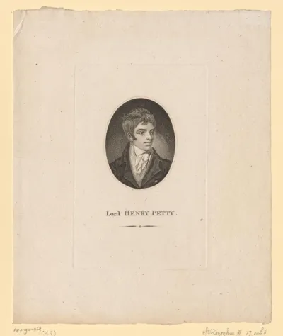 Portret van Henry Petty-Fitzmaurice