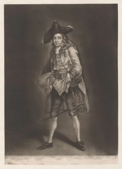 Portret van Henry Woodward als de heer uit Lethe