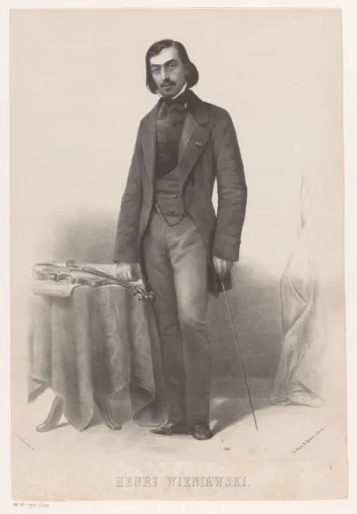 Portret van Henryk Wieniawski