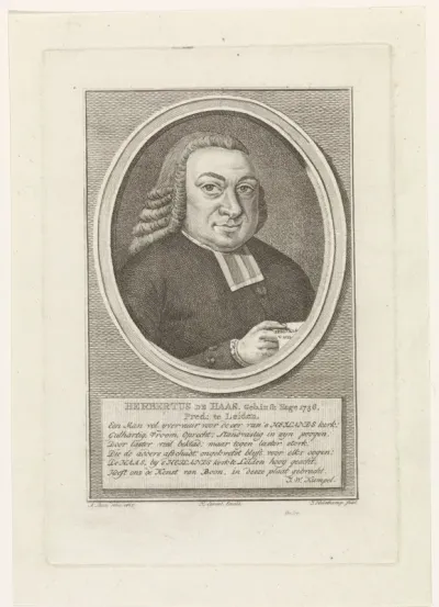 Portret van Herbertus de Haas