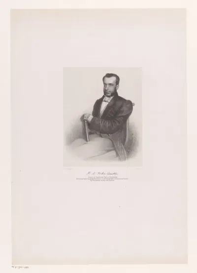 Portret van Herman Adriaan Bicker Caarten