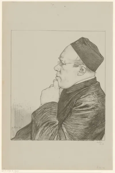 Portret van Herman Johannes Aloysius Maria Schaepman