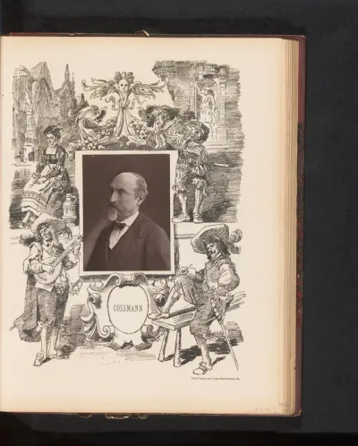 Portret van Herman Maurice Cossmann