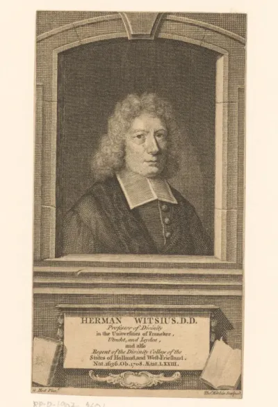 Portret van Herman Witsius op 73-jarige leeftijd