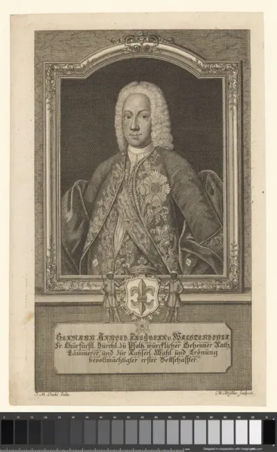 Portret van Hermann Arnold, Freiherr von Wachtendonck